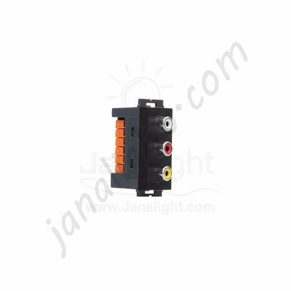 OSA بريزة فيديو اوديو اسود osa black audio vedio socket